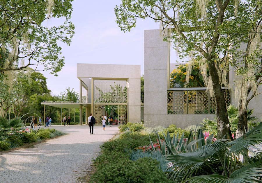  Rendering - Entry Approach_KVANT-1 Image courtesy Allied Works © KVANT-1